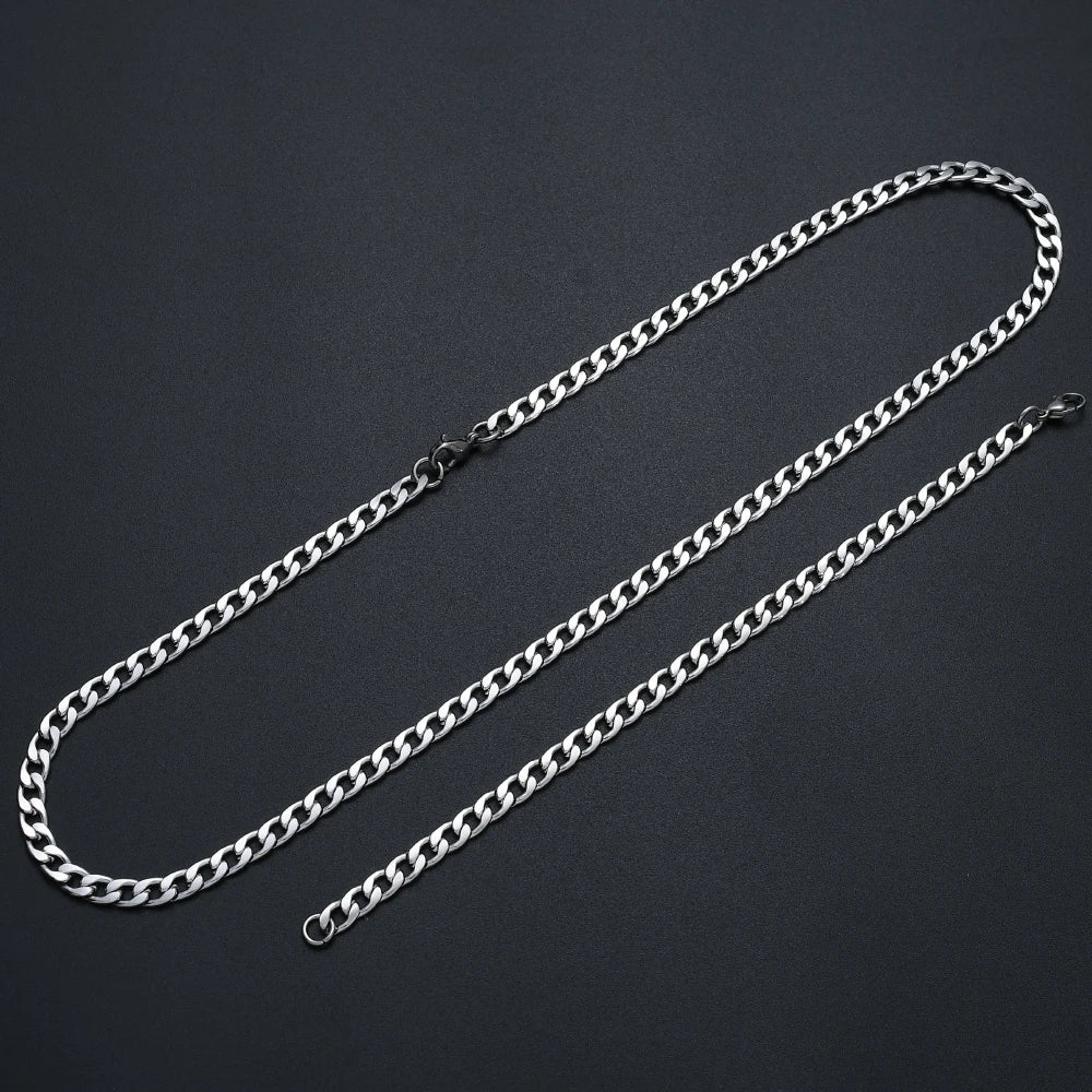 stainless steel jewelry set
