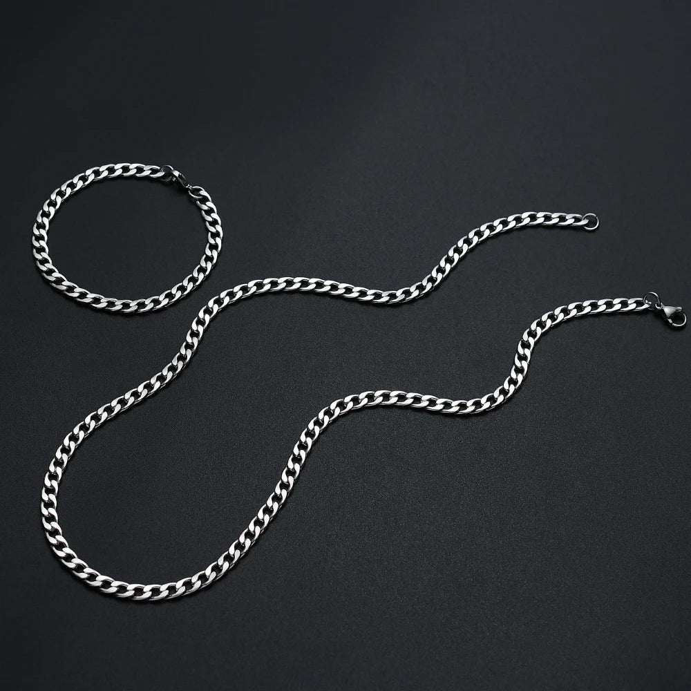 stainless steel jewelry set