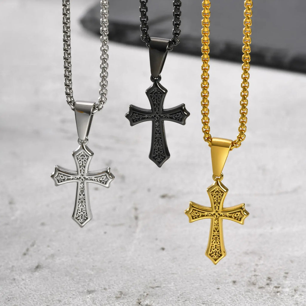 Hip Hop Cross Necklace