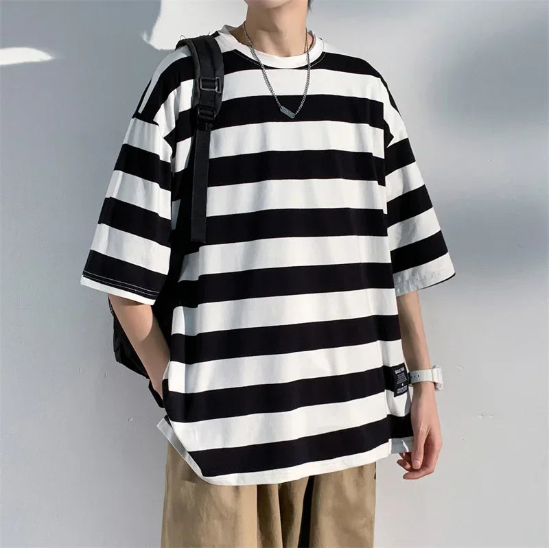90s Vibe Striped Tee