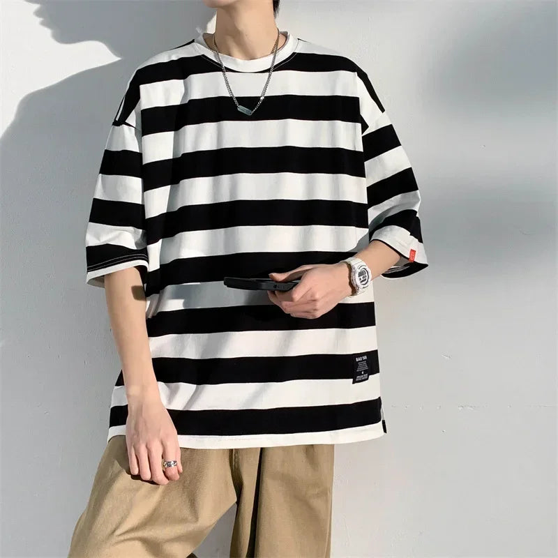 90s Vibe Striped Tee