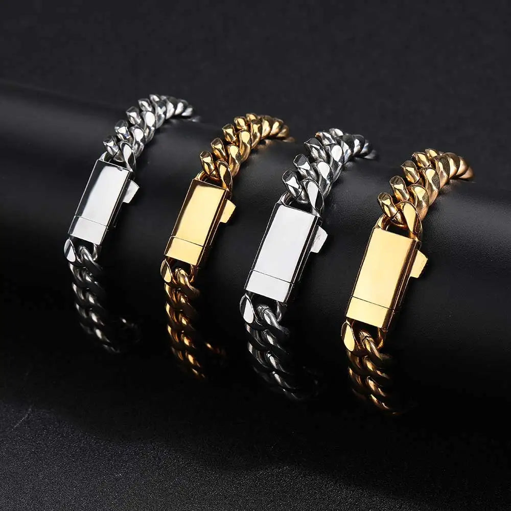 Cuban link bracelet