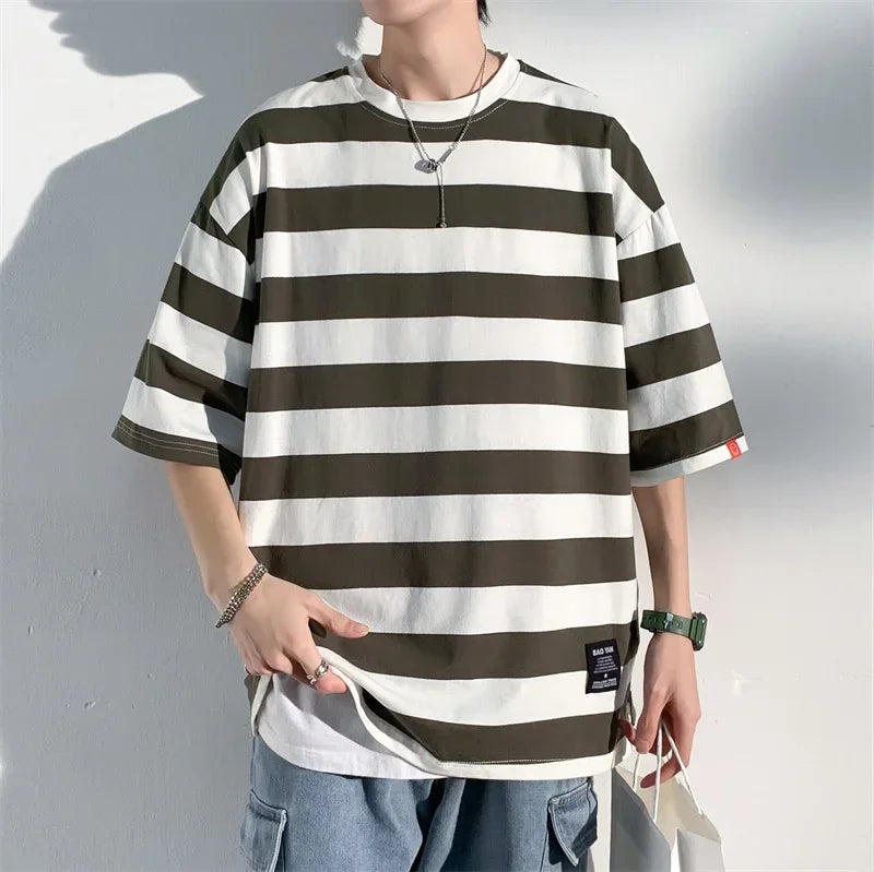 90s Vibe Striped Tee