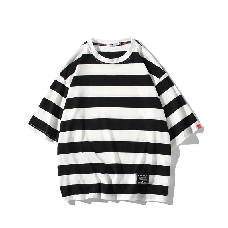90s Vibe Striped Tee