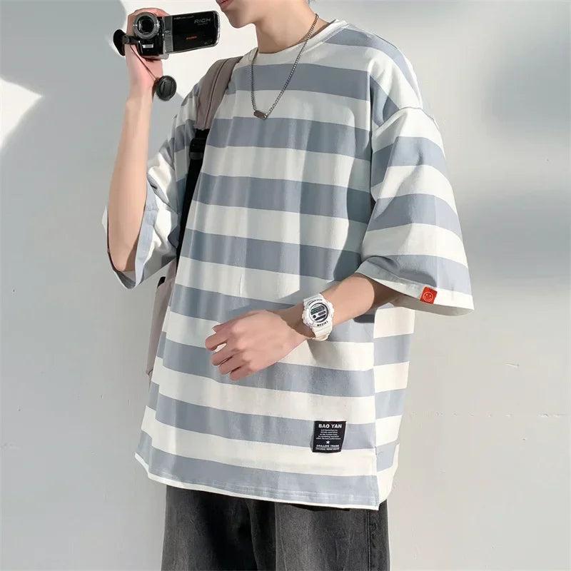 90s Vibe Striped Tee