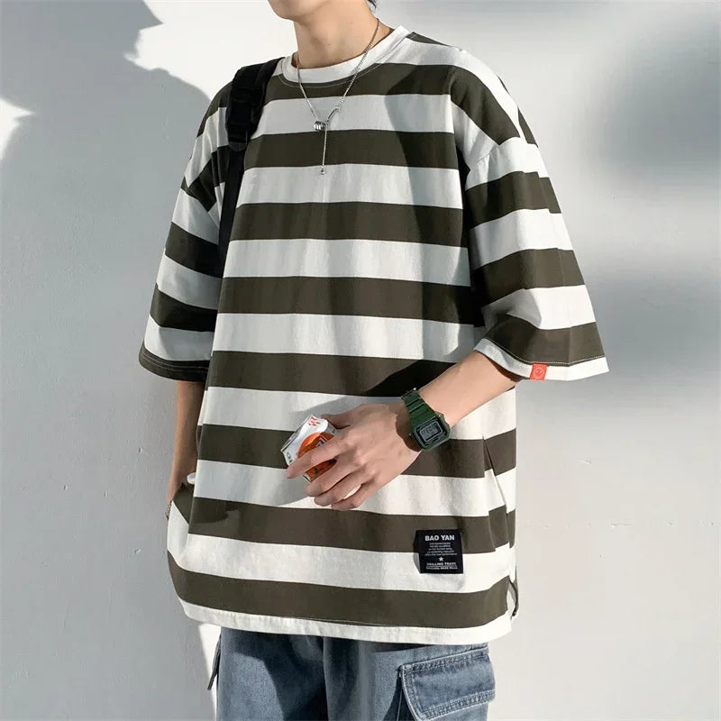 90s Vibe Striped Tee